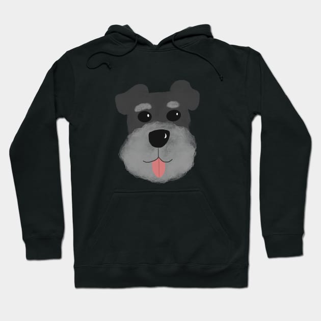 Schnauzer Hoodie by Geometrico22